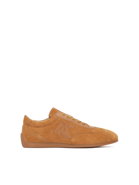 Suede and natural leather half shoes in smart casual style KS MAXIME
