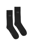 Black socks with wide welt  PALLAS