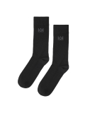 Black socks with wide welt  PALLAS