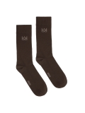 Brown high bamboo socks PALLAS