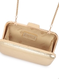 Gold stiff pouch box bag LOUISE