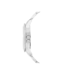 Silver minimalist women's watch LUXE TOUCH