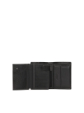 Leather wallet with embossed pattern IGOR