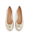 Ladies' golden ballerinas KATIE