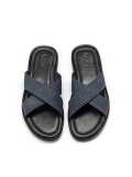 Men's navy blue slides HARRY