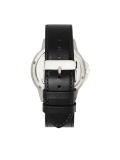 Timeless watch on a leather black strap HERITAGE ELEGANCE
