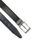Men's black and navy blue reversible belt JOE