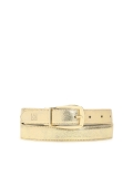 Ladies' golden and black reversible belt MILL