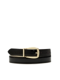 Ladies' golden and black reversible belt MILL