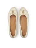 Leather ballerinas with comfort insole NANCY