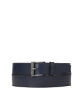 Men's navy blue belt 