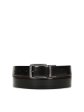 Brown and black double-sided belt GALERAS