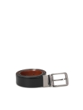 Brown and black double-sided belt GALERAS