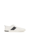 Men’s off-white sneakers with black inserts AMBERT