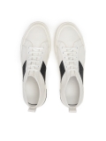 Men’s off-white sneakers with black inserts AMBERT