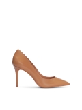 Light brown slim heeled pumps NEW PARIS