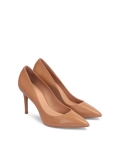 Light brown slim heeled pumps NEW PARIS