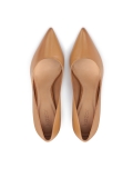 Light brown slim heeled pumps NEW PARIS