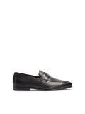 Men’s black natural leather loafers TAIO