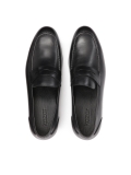 Men’s black natural leather loafers TAIO