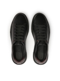 Black sneakers with brown insert SILVAN