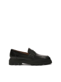 Men’s leather loafers on a thick sole  KS LYNX