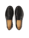 Men’s leather loafers on a thick sole  KS LYNX