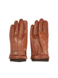 Brown men's gloves with touch screen HENRINIO