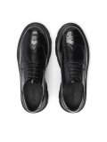 Black leather brogues casual shoes GRAYDEN