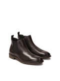 Men’s brown leather slip-on Chelsea boots CASHTON