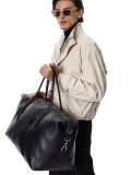 Leather travel bag KS CANE