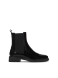 Black crinkle-effect Chelsea boots ANINE
