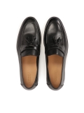Natural leather loafers with tassels KOLOB