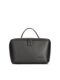 Medium sized vanity case in full grain leather NETUNO