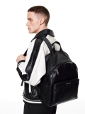 Men's full grain leather backpack DWAYNE