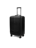 Manoeuvrable and robust cabin bag in black polycarbonate CITY BREAK