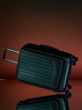 Manoeuvrable and robust cabin bag in black polycarbonate CITY BREAK