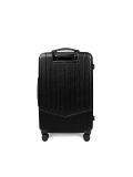 Manoeuvrable and robust cabin bag in black polycarbonate CITY BREAK