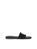 Suede black slides JOVITE