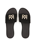 Suede black slides JOVITE
