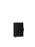 Fastened leather wallet for men KASJAN