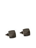 Square cufflinks in graphite colour SADIKI