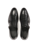 Men's black casual monk shoes from the luxurious KAZAR collection JORDEN