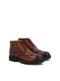 Lace-up leather boots for men REVAN