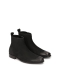 Slip-on black Chelsea boots with elastic inserts  BEREN
