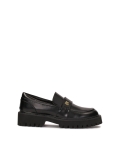 Black grain leather shoes ESSEN
