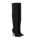 Black high stiletto musketeers  FLORIEN
