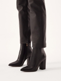 Stiletto leather boots with matching upper FLYNN