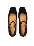 Black pumps on a flat sole  KANGELY