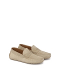 Beige suede moccasins TYODOR